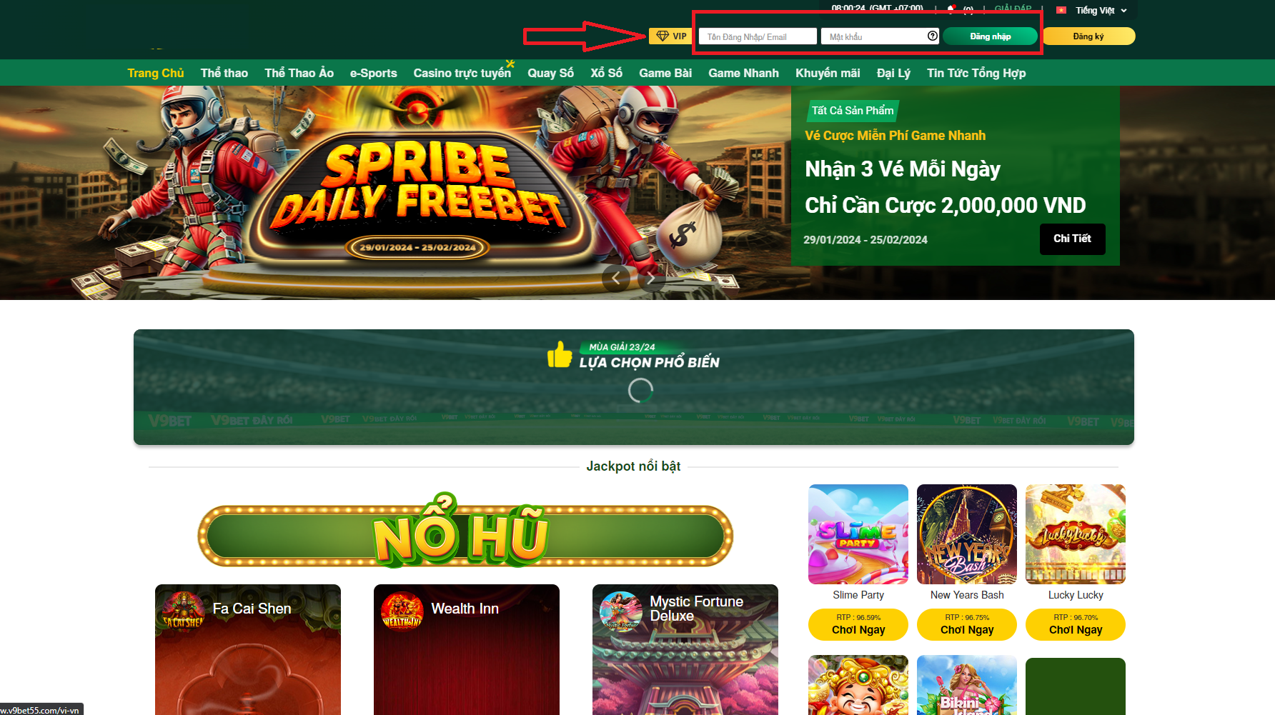 Đăng nhập nhanh chóng và trực quan vào tài khoản V9Bet của bạn Đăng nhập nhanh chóng và trực quan vào tài khoản V9Bet của bạn