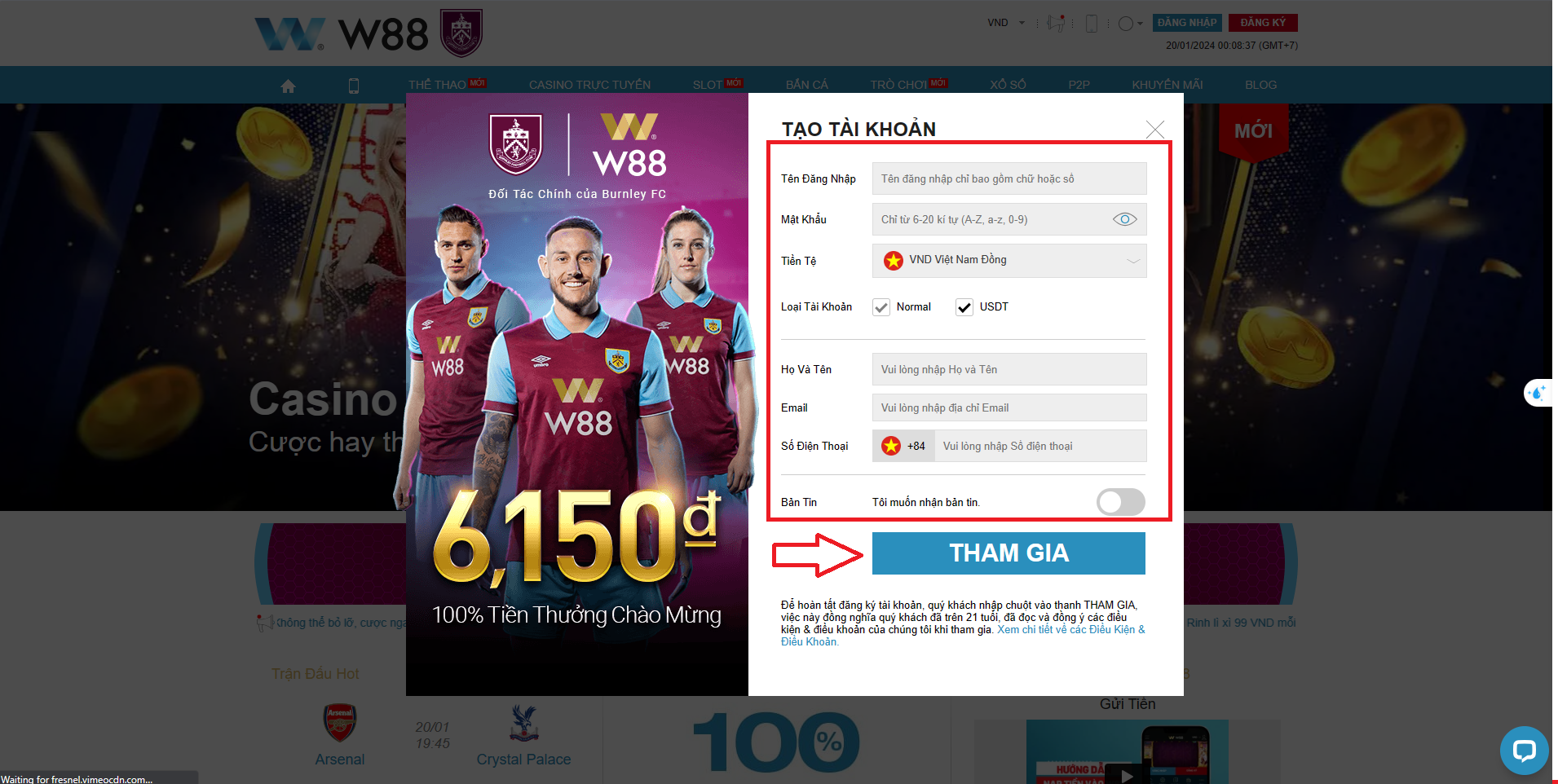 Quy trình đăng ký từng bước cho sòng bạc Việt Nam Quy trình đăng ký từng bước cho sòng bạc Việt Nam