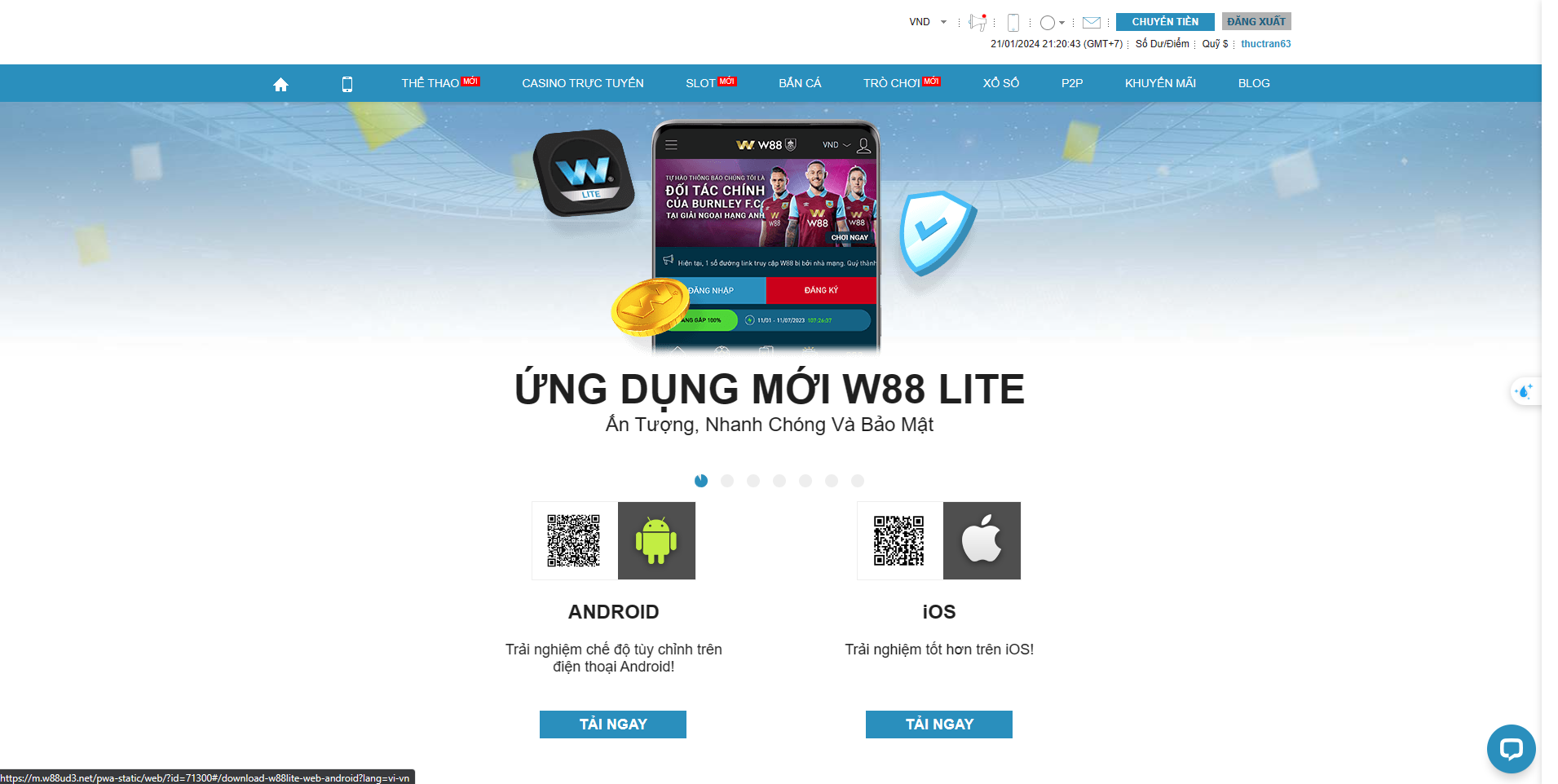 Sòng bạc di động W88 dành cho mọi người chơi Sòng bạc di động W88 dành cho mọi người chơi